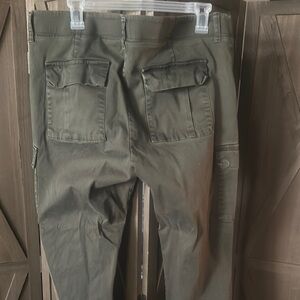 Men's Olive Cargo Pants - weatherproof vintage